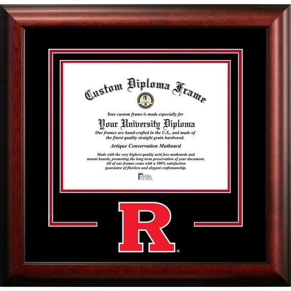 Landmark Publishing Rutgers University Diploma Frame 11w x 8.5h Spirit Frame