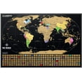 thumbnail image 1 of Landmass - Scratch Off World Map Poster - Made In The USA - Deluxe Detailed Map Of The World - Extra Large Travel Print - Bucket List - Wall Art - Gift For Traveler - Gift Ideas, 1 of 4
