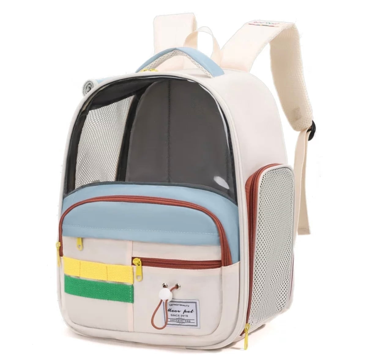 Lando Cat bag Pet Backpack for Cats, Portable Pet Carrier Bag, Comfortable Breathable Large Capacity Single Shoulder Handbag for Pet Accessories