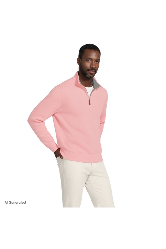 Bedford Rib Quarter Zip Pullover Sweater