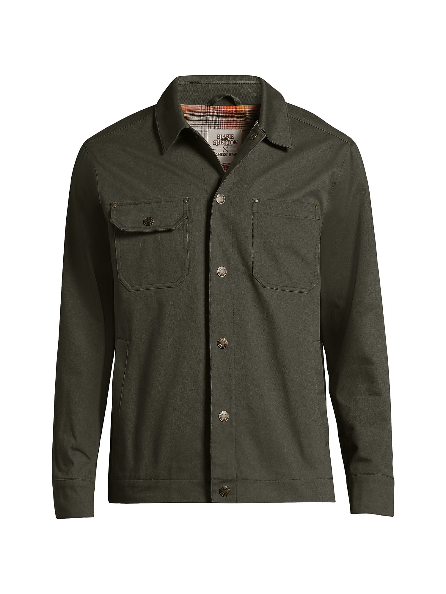 Lands End Blake Shelton x Lands End Men s Cotton Lined Chore Utility Jacket Walmart