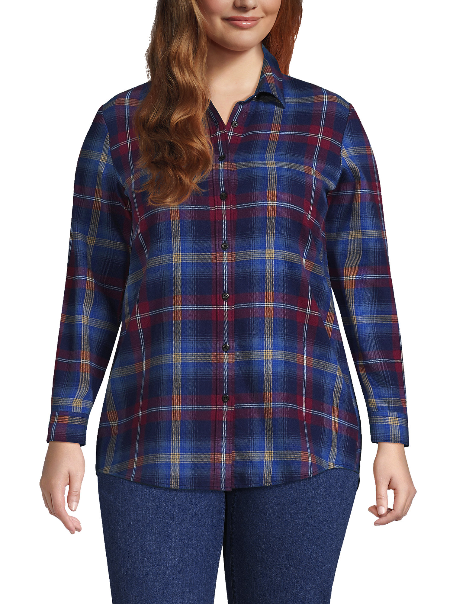 Lands' End Blake Shelton x Lands' End Women's Plus Size Flannel