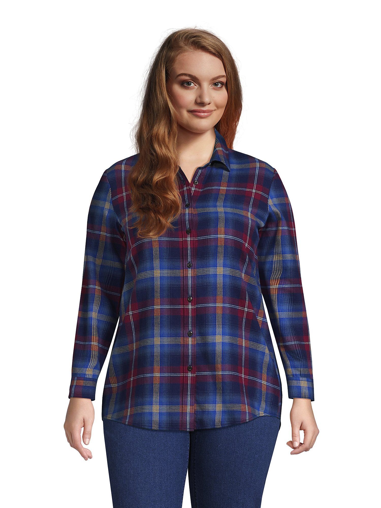 Lands' End Blake Shelton x Lands' End Women's Plus Size Flannel