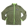 thumbnail image 1 of Lands' End Boy's Breathable Grid Fleece Full-Zip Jacket (Beetle, L (10/12)), 1 of 3