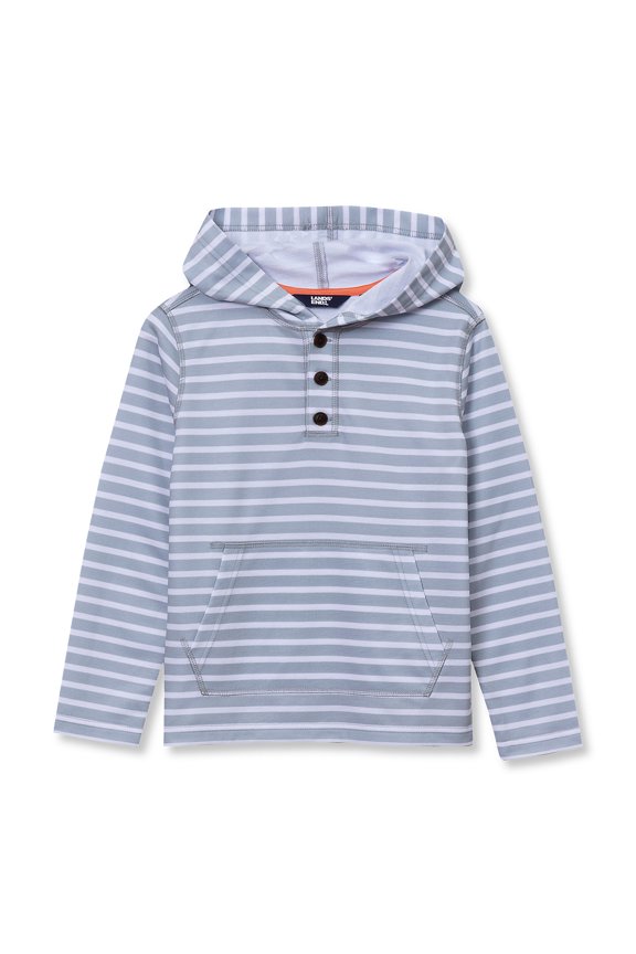 Boys Henley Pullover Hoodie