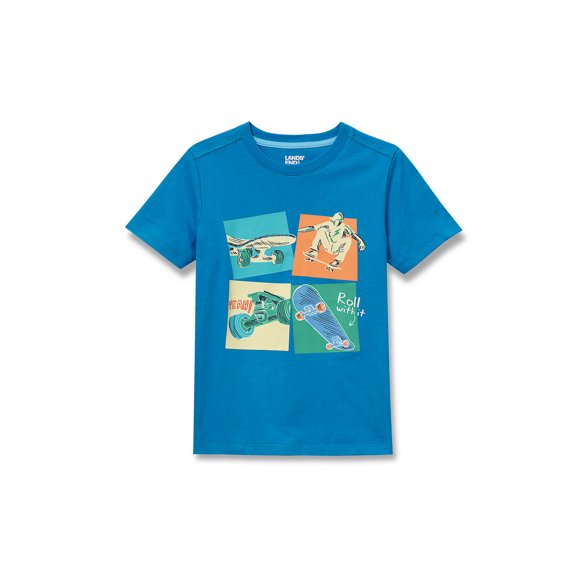 Lands' End Boys Short Sleeve Graphic Tee