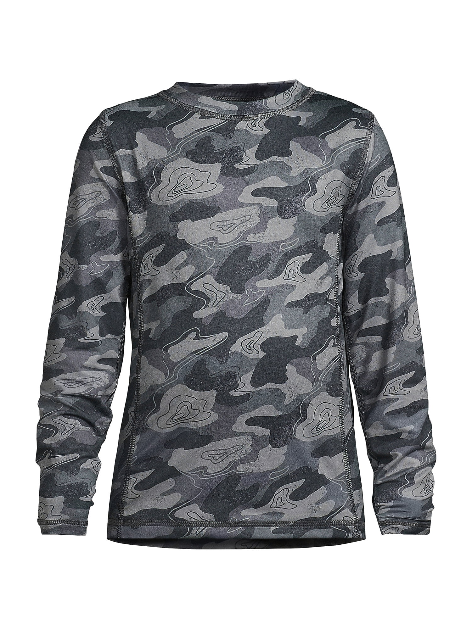 Lands' End Boys Thermal Base Layer Long Underwear Thermaskin Crew Neck