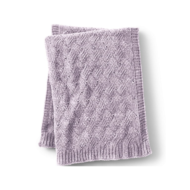 Lands' End Chenille Throw Blanket