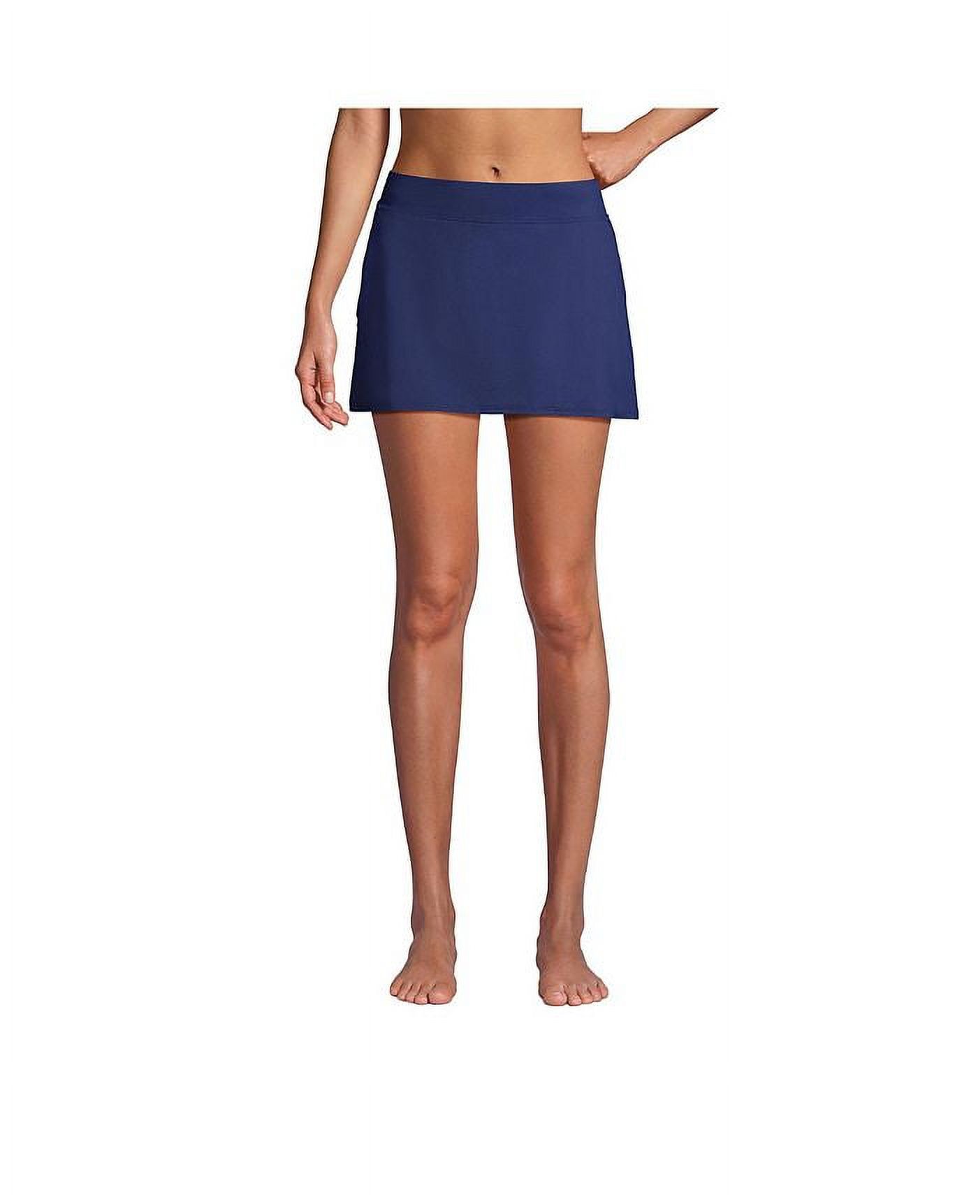 Lands' End DEEP SEA NAVY Women's Swim Skirt Swim Bottoms US 14 NWOT