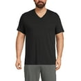 thumbnail image 1 of Lands' End Essentials Men's V-Neck T-Shirt 3 Pack - Premium Cotton Tee, Casual Regular Fit, 1 of 6