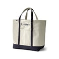 thumbnail image 1 of Lands' End Extra Large Natural 5 Pocket Open Top Canvas Tote Bag, 1 of 3