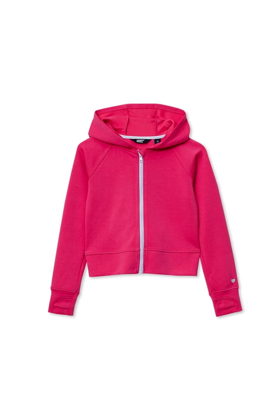 Girls Active Zip Up Track Jacket