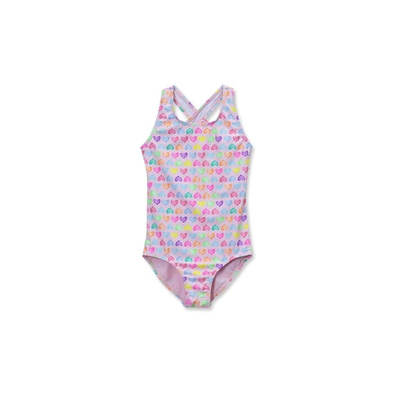 Lands' End Girls Chlorine Resistant One Piece Swimsuit
