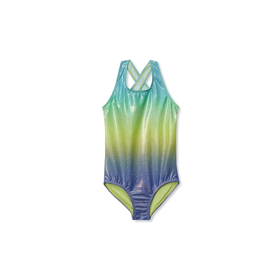 Lands' End Girls Chlorine Resistant One Piece Swimsuit