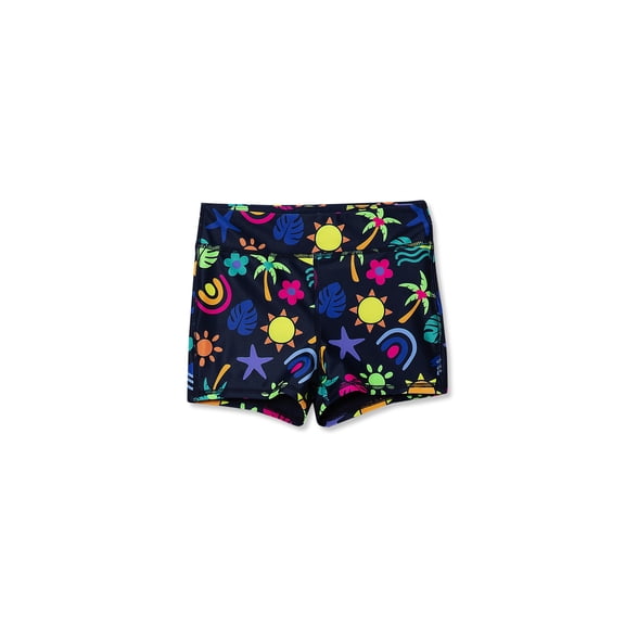 Lands' End Girls Chlorine Resistant Swim Boyshort