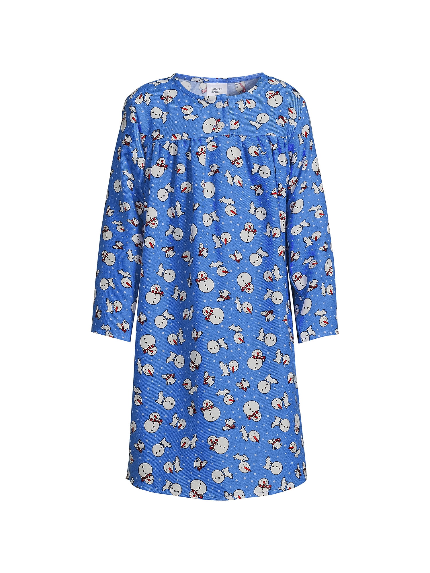 Lands' End Girls Flannel Nightgown