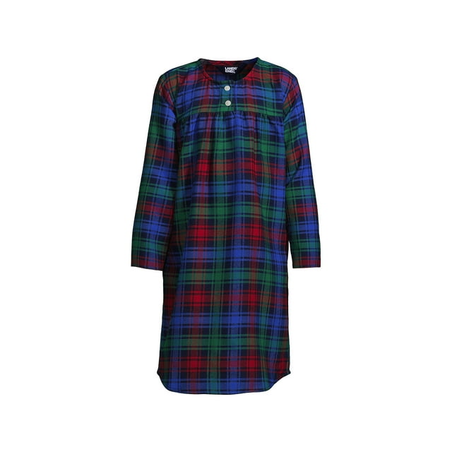Lands' End Girls Flannel Nightgown