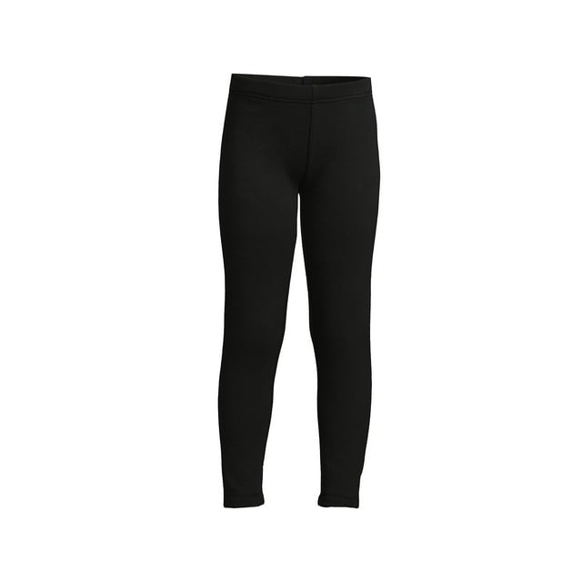Lands' End Girls Fleece Lined Leggings
