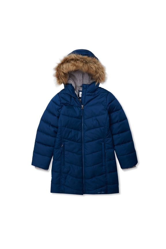 Girls Fleece Lined Parka