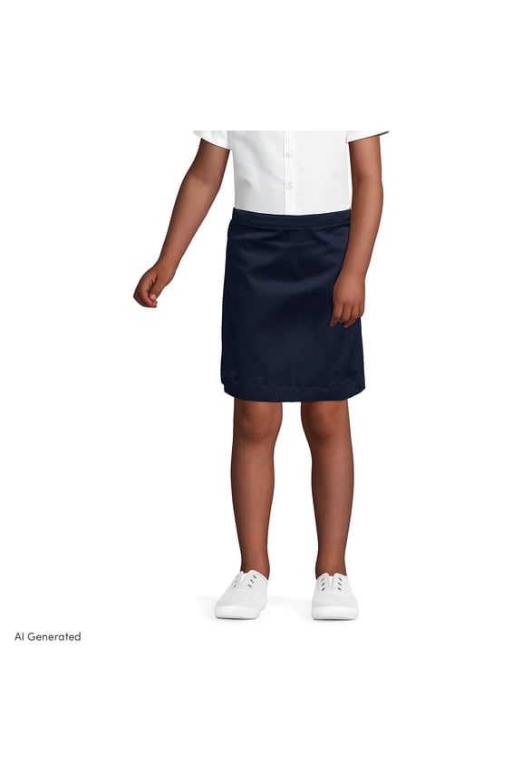 Girls Plus Blend Chino Skort Above Knee