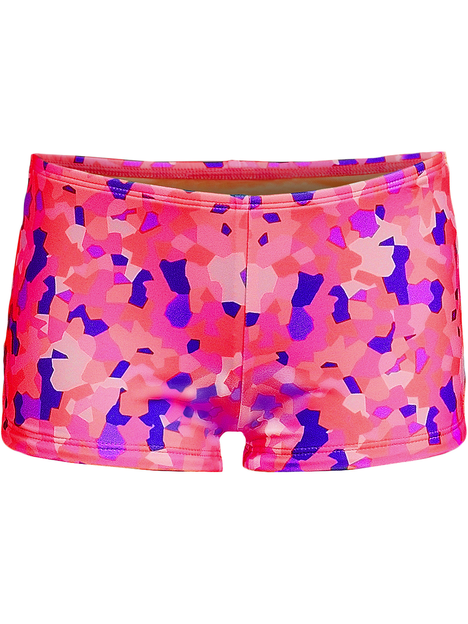 Lands' End Girls Plus Size Boyshort Tankini Swim Bottoms