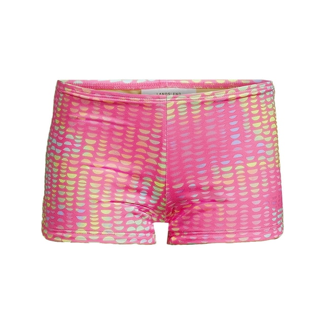 Lands' End Girls Plus Boyshort Swim Bottoms