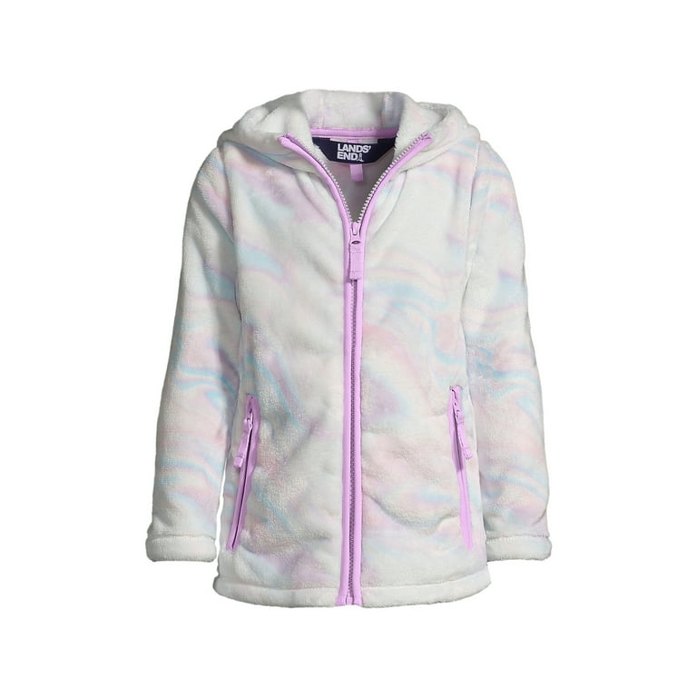 Lands End Girls Plus Softest Fleece Hoodie Walmart