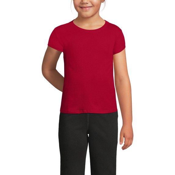 Lands' End Girls Short Sleeve Essential Tee