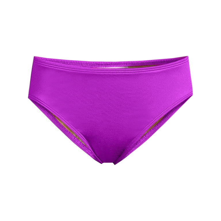 Lands' End Girls Slim Chlorine Resistant Bikini Swim Suit Bottoms