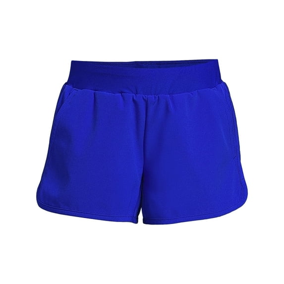 Lands' End Girls Stretch Woven Swimsuit Shorts