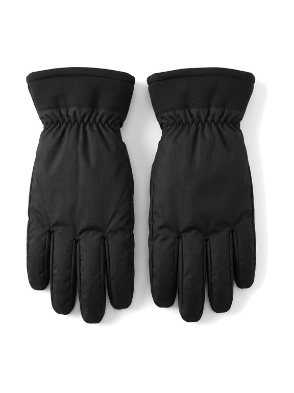Insulated Nylon Glove - Black, S/M