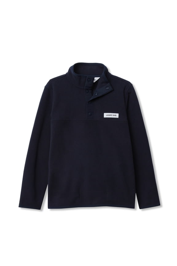 Kids Anyweather Fleece Snap Neck Pullover