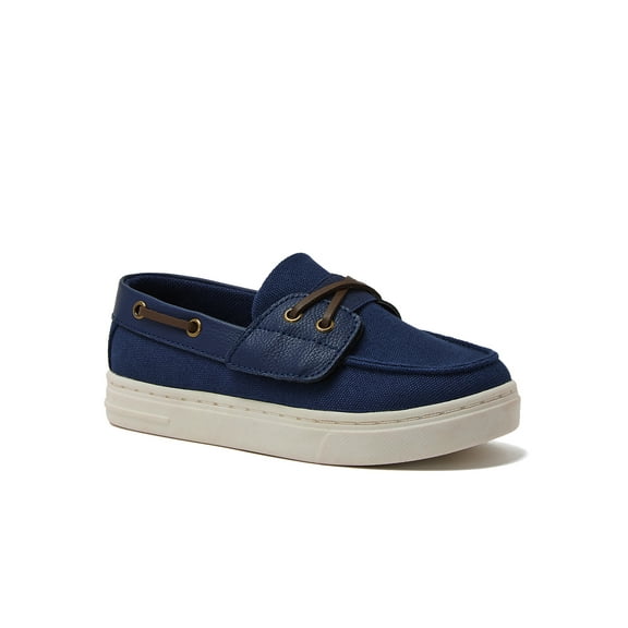 Lands' End Kids Canvas Easy On Boat Shoes