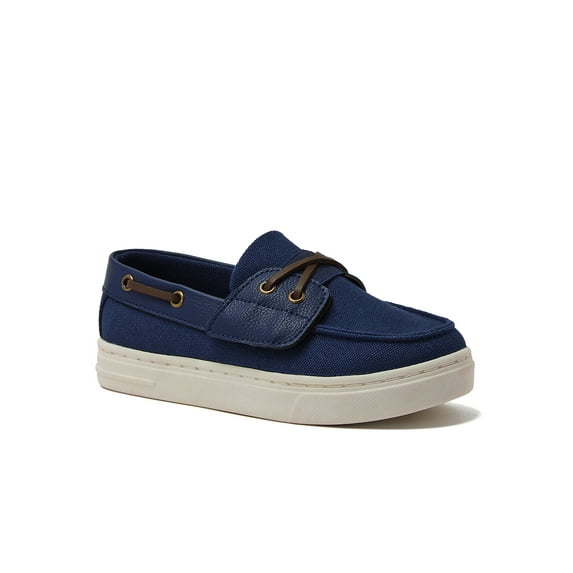 Lands' End Kids Canvas Easy On Boat Shoes