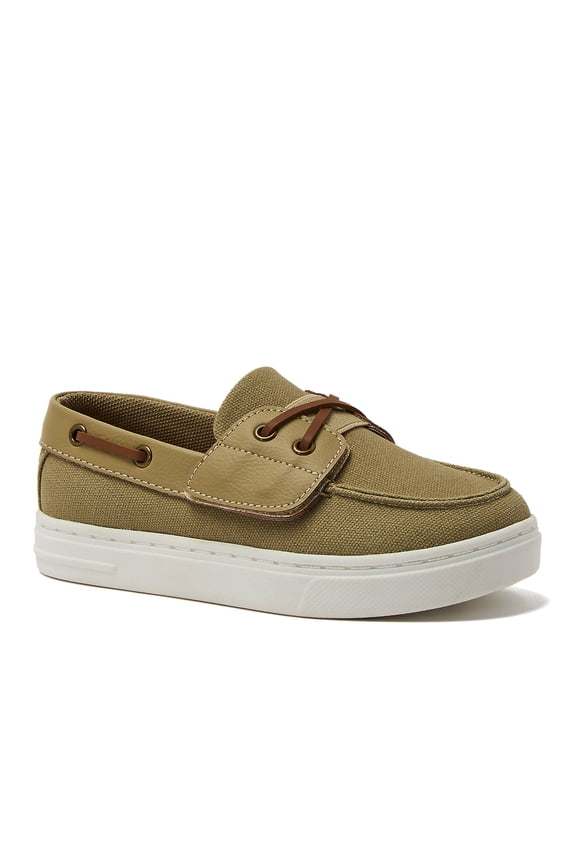 Kids Canvas Easy On Boat Shoes