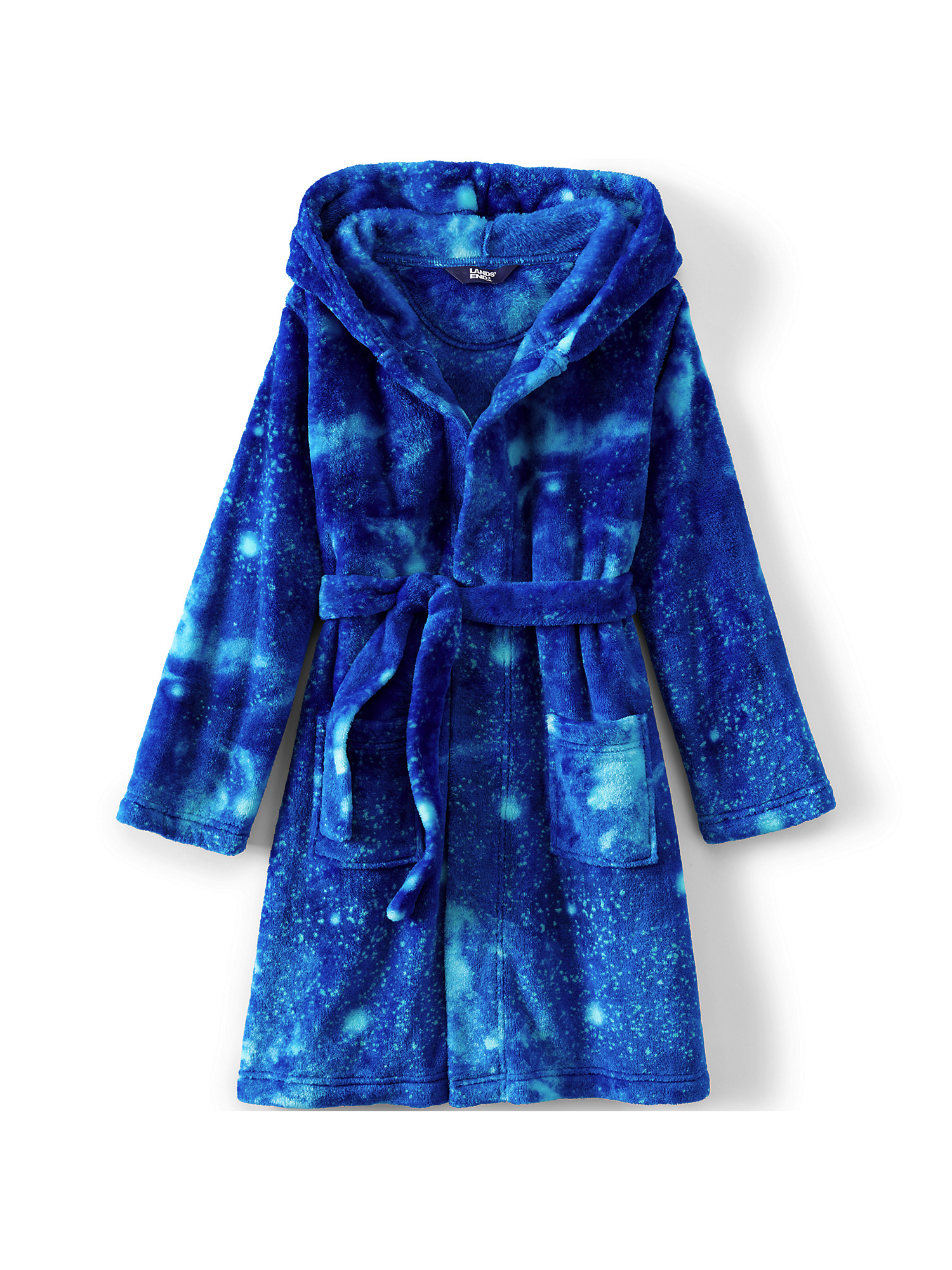 Lands' End Kids Fleece Hooded Robe