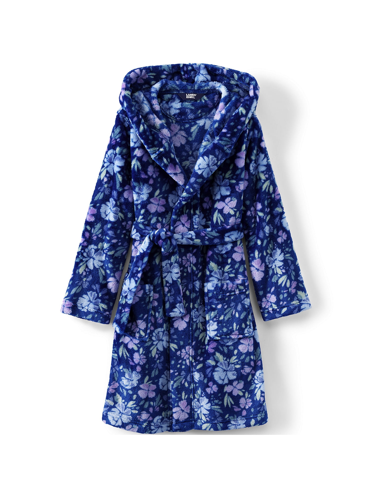 Lands' End Kids Fleece Hooded Robe