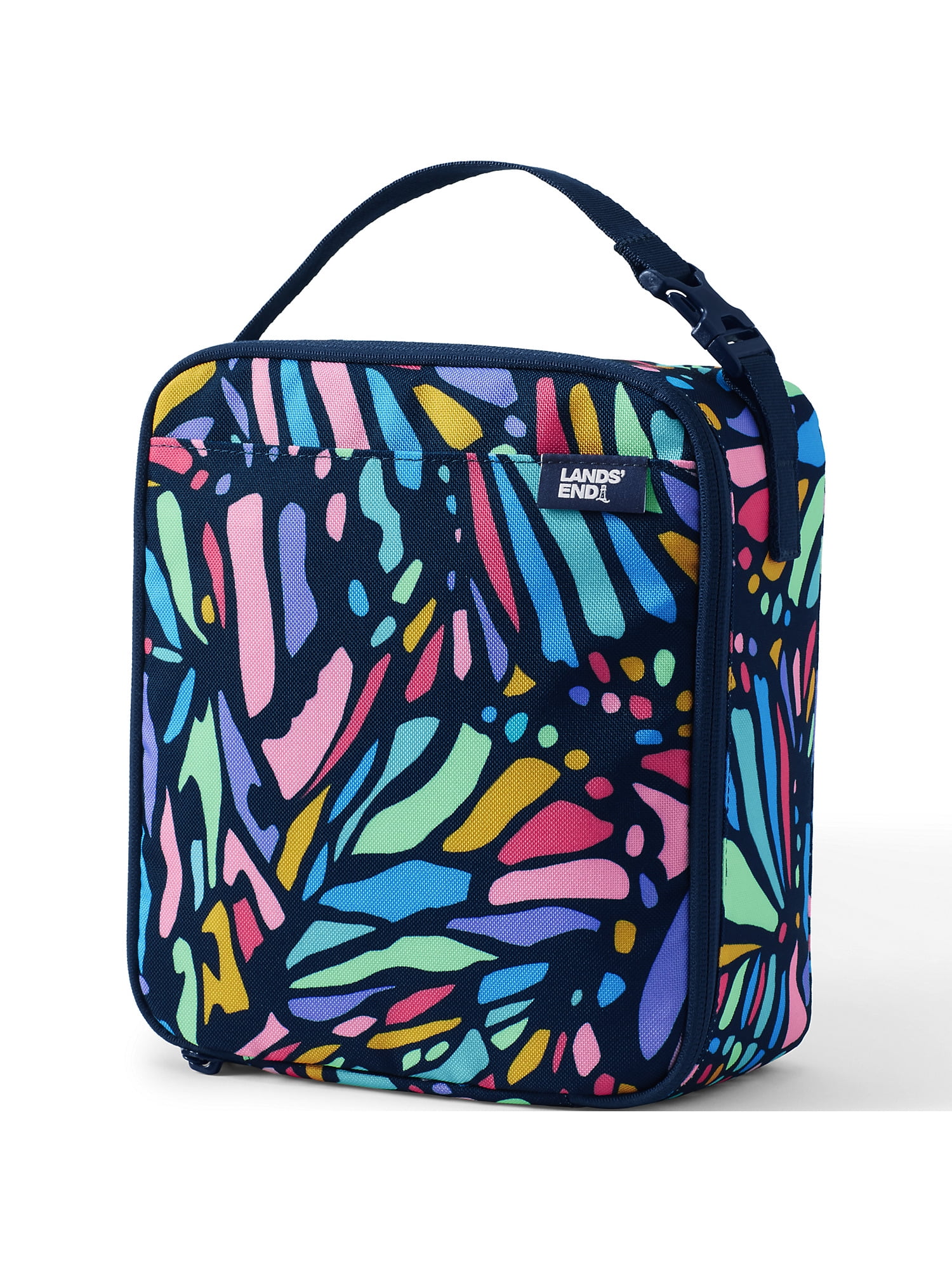 Lands End Kids Insulated EZ Wipe Printed Lunch Box Walmart