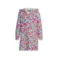 thumbnail image 1 of Lands' End Kids Long Sleeve Hooded Front Pocket Terry Cloth Swimsuit Cover-Up, 1 of 3