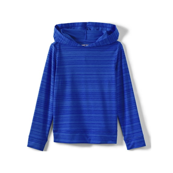 Lands' End Kids Long Sleeve UPF 50 Sun Hoodie Rash Guard