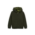 thumbnail image 1 of Lands' End Kids Reversible High Pile Fleece Hoodie, 1 of 1
