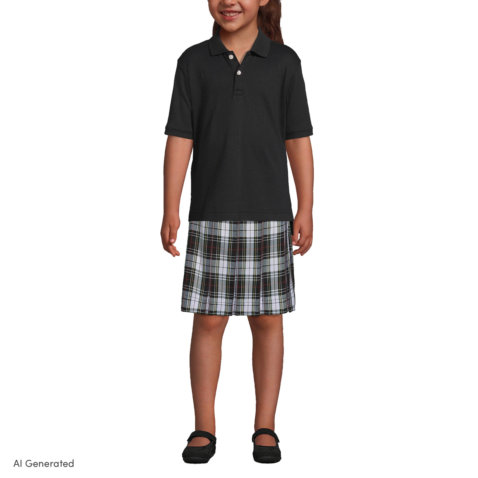 Lands' End Kids School Uniform Polo – 100% Cotton Comfort That Lasts ...