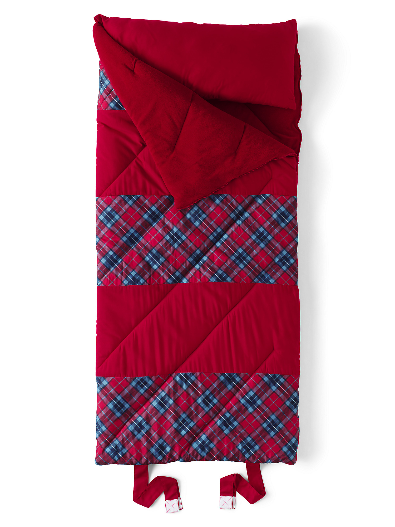 Lands' End Kids Sleeping Bag with Attached Pillow