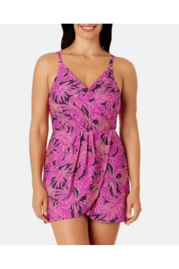 Ladies' Swim Dress Purple XL