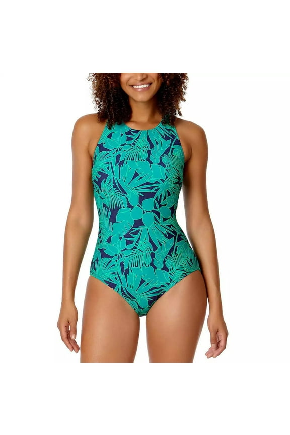 Ladies' Swimsuit(Green/Large)