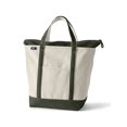 thumbnail image 1 of Lands' End Large 5 Pocket Zip Top Canvas Tote Bag, 1 of 4