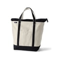 thumbnail image 1 of Lands' End Large 5 Pocket Zip Top Canvas Tote Bag, 1 of 4