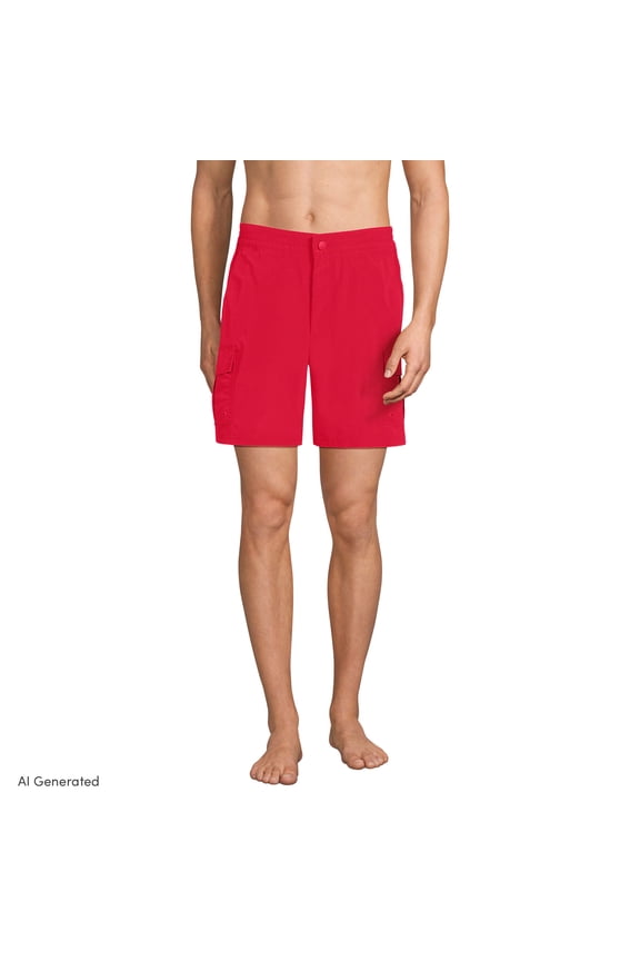 Men's 7" Quick Dry Cargo Swim Short