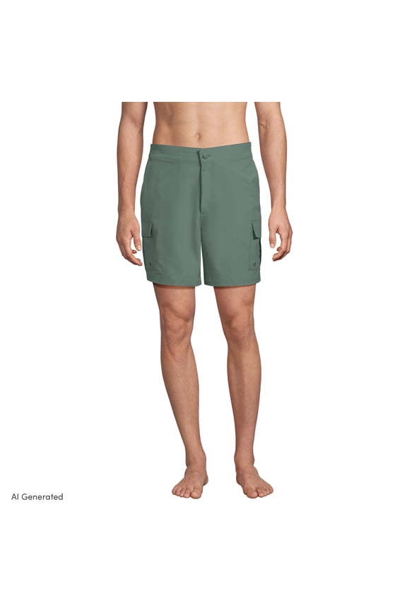 Men's 7" Quick Dry Cargo Swim Short