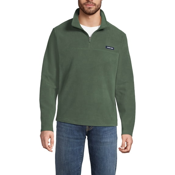 Lands' End Men's Anyweather Fleece Quarter Zip Pullover